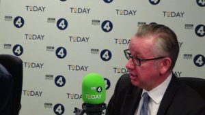 Michael Gove on Radio 4